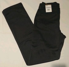 LEE Women's Relaxed Fit All Day Straight Leg Pant, Charcoal Heather, Size 4 Long