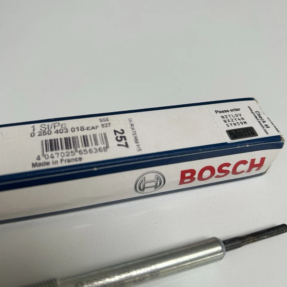 Bosch Diesel Glow Plug 0250403018 Fits BMW & MINI - Genuine Bosch Part - Image 4 of 4