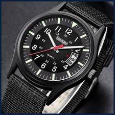 Reloj Hombre 2026 Fashion Mens Nylon Watches Luxury Men Army Military Quartz