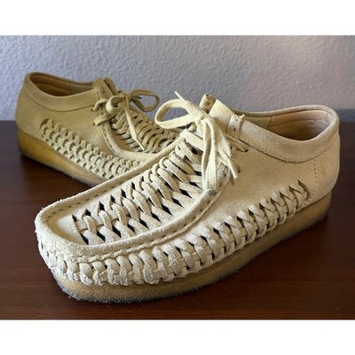 Supreme Clarks Originals Woven Wallabee | eBay