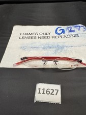 Eschenbach eyeglasses Unisex Oval Light Red Rimless Titan Titanflex 3558 New