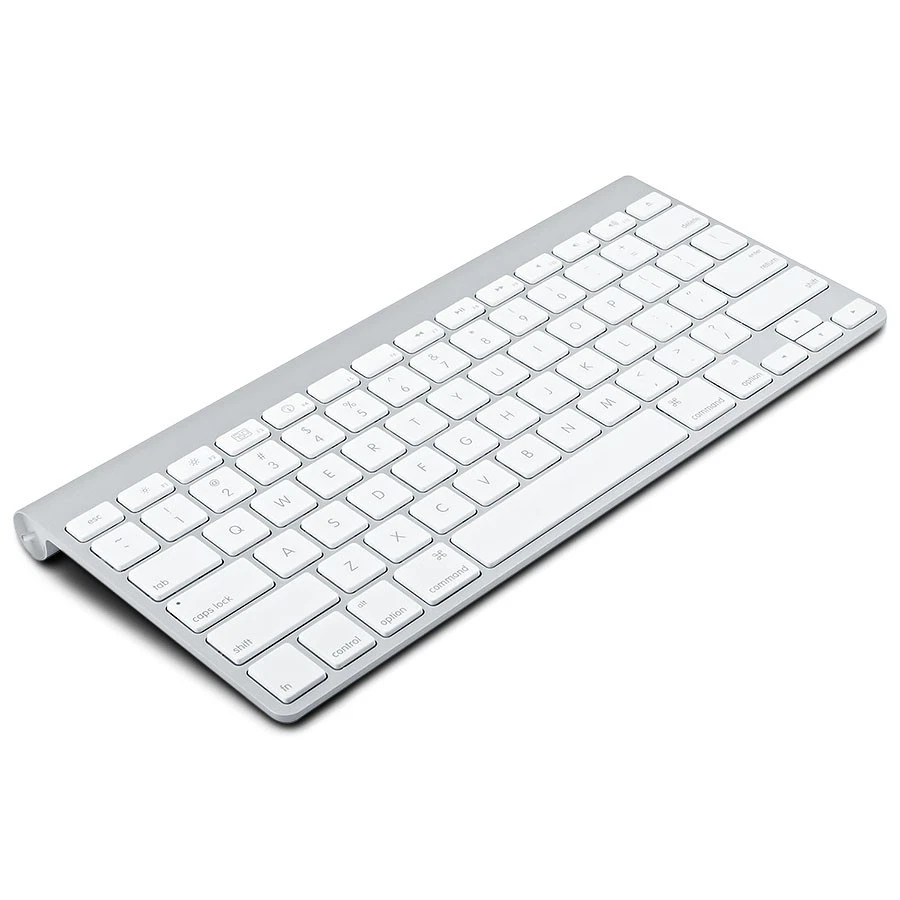 New Apple A1314 Wireless Bluetooth Keyboard (White/Silver) - Image 2 of 3