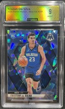 2024-25 Panini Mosaic Blue Ice Tristan Da Silva #230 Grade 9 Rookie RC Pre-owned