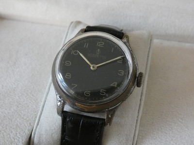 Lange VEB Q1 Glashütte SA - Kaliber 28.1 - seltenes schwarzes ZB - Rarität!