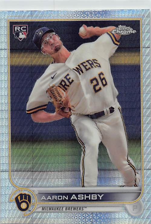 2022 Topps Chrome #80 Aaron Ashby Prism Refractor