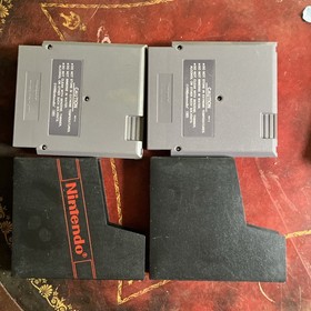 Nintendo NES Lot 6 Games, 2 Controllers Cleaning Cartridge 8 Instruction Manuals