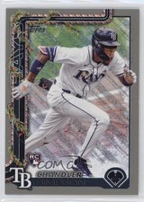 2025 Topps Holiday Holiday Silver Glitter Chandler Simpson #H38 2k3