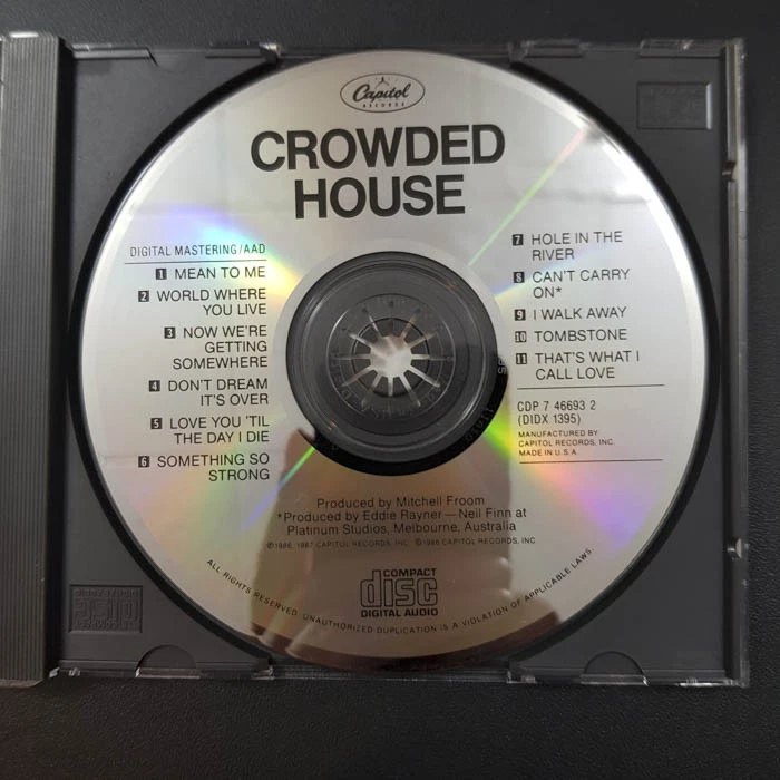 CROWDED HOUSE Crowded House USA EX/EX(CD) - Bild 3 von 4