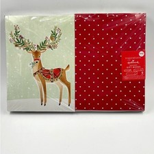 Set of 9 Hallmark Christmas Gift Boxes Assorted Sizes Buffalo Plaid Snowman NWT