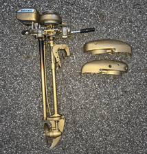 Vtg Neptune Mighty Mite Model 500 2-Cycle 1.7 HP Outboard Motor - AS-IS Untested