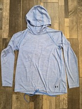 Under Armour Heat Gear Women's Hoodie Light Blue Size L