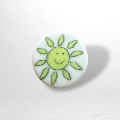 Knopf ,,Sonne'' mit Öse Ø 15mm, verschiedene Farben
