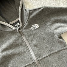The North Face Kids Glacier Full Zip Fleece Hoodie Gray 18-24 Months NF0A3Y65