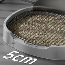 Dog Training Toilet With Splash Wall Potty Training Pee Pad Holder Portable