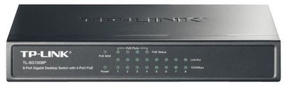 TP-LINK - 8 Port Gigabit Desktop Switch mit 4 Port PoE