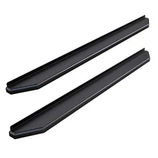 HD Ridez Flat Style Running Board 6" Black Fit 04-08 Ford F150 SuperCrew Cab