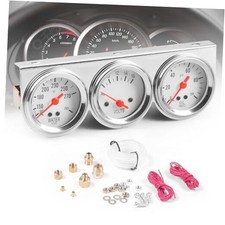 2inch 52MM Triple Gauge kit Volt Meter Water Temp Temperature Gauge Oil Press