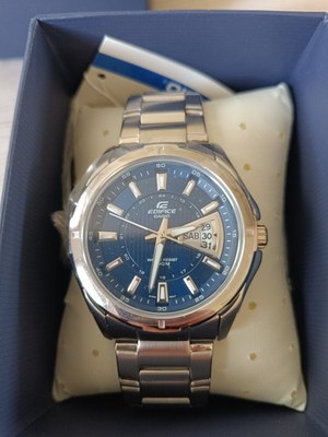 Casio EF-129D-2AVEF Edifice, Ungetragen mit OPV & Etikett, Batterie leer