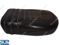 Heck Beifahrersitz Schwarz Ledersitz FüR Royal Enfield Classic 650
