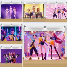 Girls Happy Birthday Backdrop Party Photo Background Banner Supplies Decoration