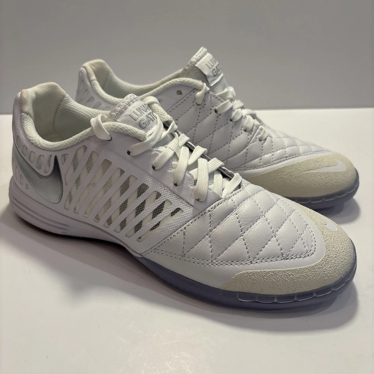 Nike Lunar Gato 2 IC White Chrome for Sale | Authenticity