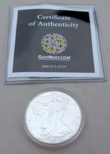 1 oz American Silver Eagle / 2016  /BU / Walking Liberty design  #7