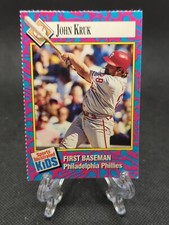 1993 Sports Illustrated Si Kids SIFK Baseball JOHN KRUK Philadelphia Phillies
