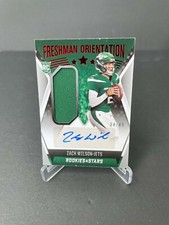 2021 Rookies & Stars Zach Wilson Freshman Orientation RC Auto 04/49