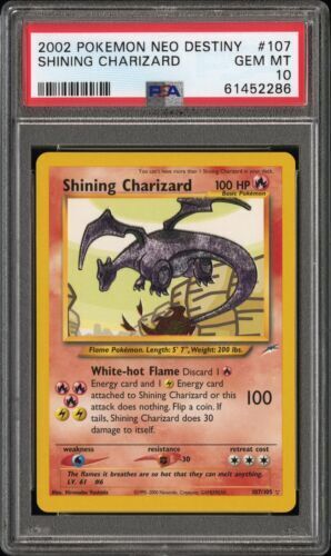 PSA 10 - Pokemon SHINING RAICHU 1st Edition - Neo Destiny PSA 10 - Pokemon SHINING RAICHU 1st Edition - Neo Destiny