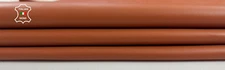 ORANGY TAN Thin Soft Italian Lambskin Sheep leather 2 skins 12sqf 0.6mm #C1887