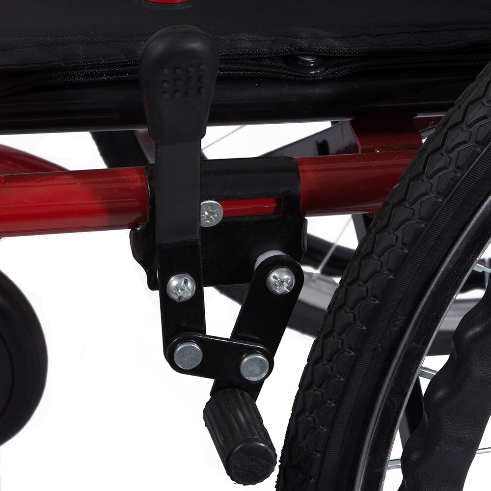 AID Wheelchair Self Propelled Folding Lightweight Transit Travel Wheelchair eBay