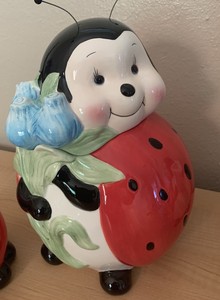 ladybug cookie jar