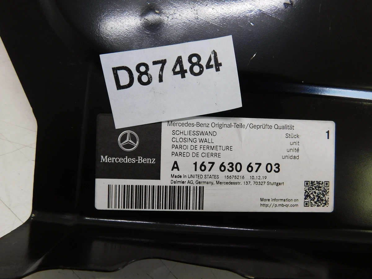 Panel Sheet Metal Panel Original Mercedes A1676306703 | eBay