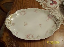 Haviland & Co. Limoges France Vtg. Schleiger Rose Blossom Platter Pattern 