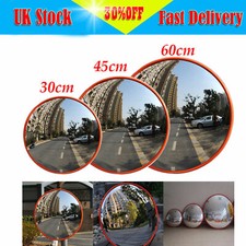 Large Wide Angle Security Curved Convex Road Mirror Traffic Driveway Round Safe