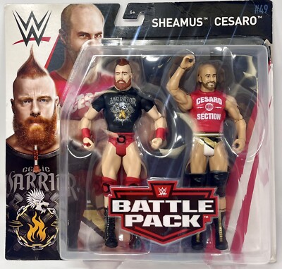 WWE Sheamus And Cesaro The Bar Basic Figure Battle Pack Series 49 DAMAGED PKG