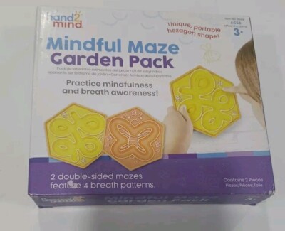 hand2mind Mindful Maze Garden Pack, Tactile Sensory Toys, Anxiety Relief Items,