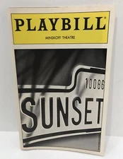 SUNSET BLVD 1995 PLAYBILL Minskoff Theatre Glenn Close Andrew Lloyd Webber msc 