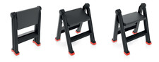 Step Ladder Folding 2 Plastic Non Slip Tread Safety Stool Heavy Duty Ladders DIY