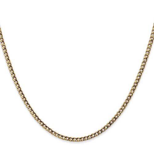 14K Solid Two Tone Gold Inri Jesus Crucifix Cross Necklace - Picture 9 of 12