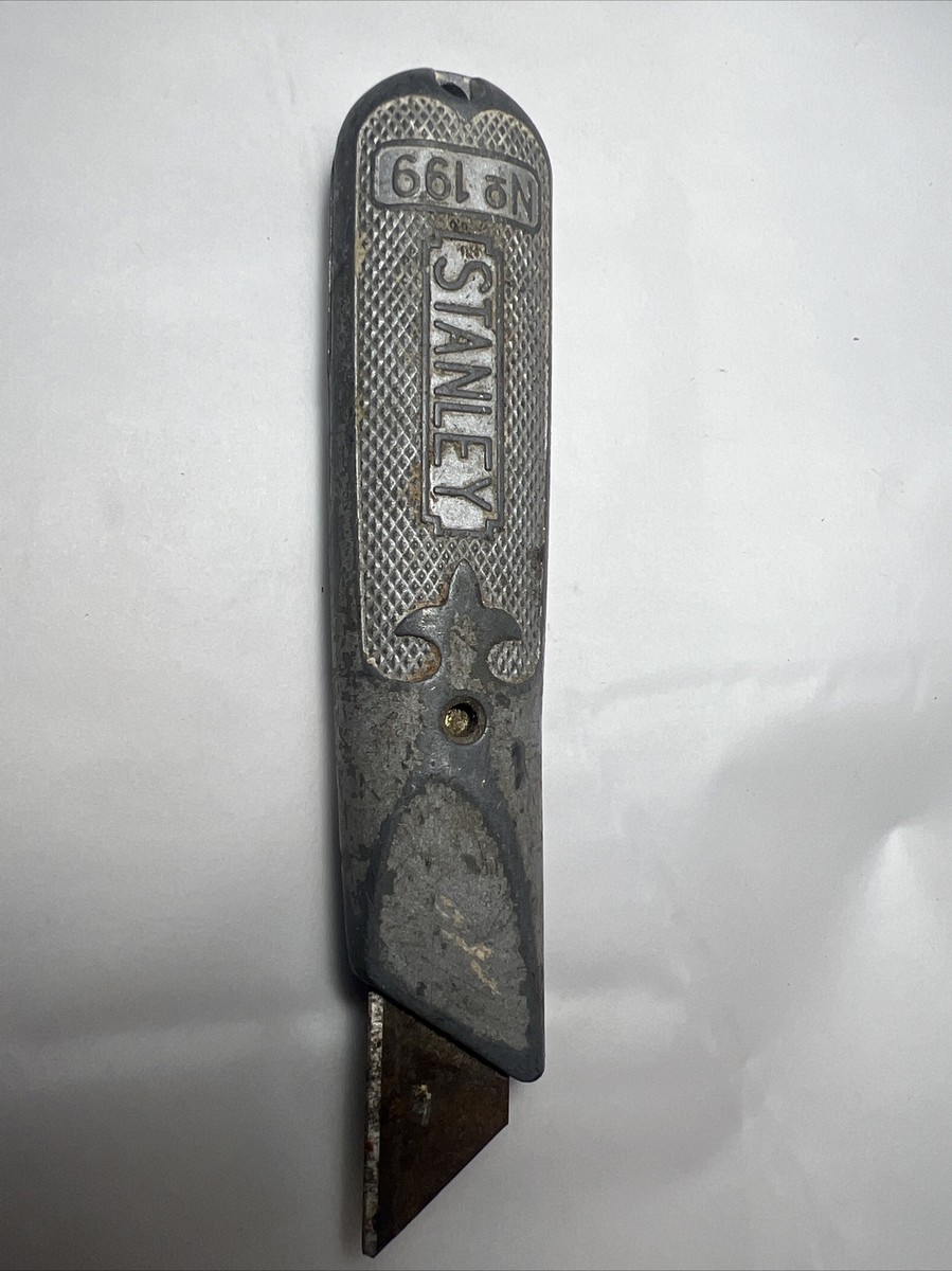 Vintage Stanley Silver Utility Knife Box Cutter No. 199 | eBay