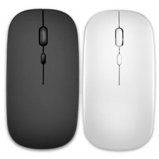 Rechargeable 2.4G Wireless USB-C Mouse 1 to 3 Devices w/Adjustable 3 Levels