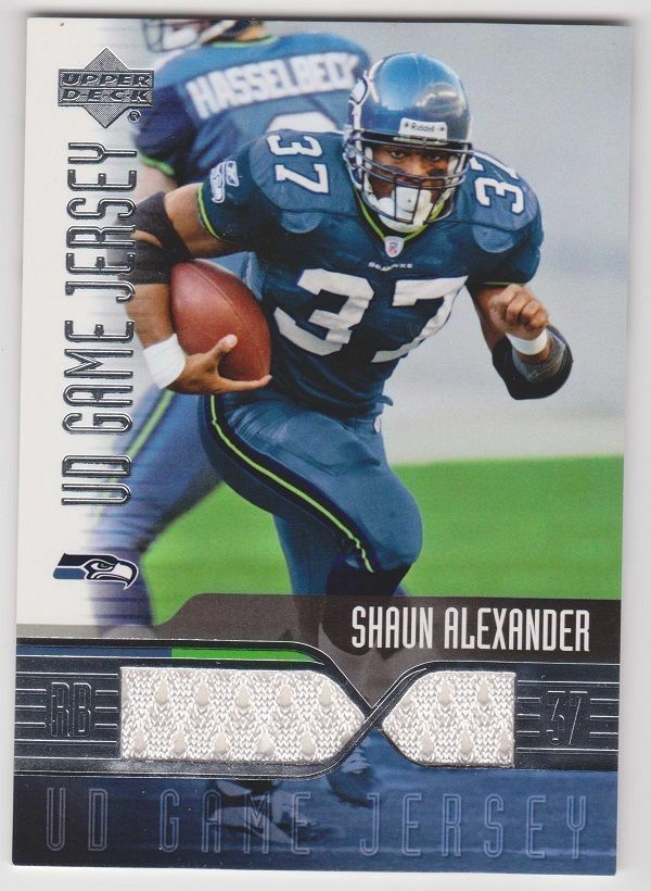 2004 Upper Deck Shaun Alexander UD Game Jersey SA-GJ