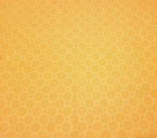 P&B Textiles Bear Essentials 4 BTY Orange on Yellow Medallion Blender