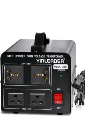 1000W Voltage Converter Transformer(110V to 220V OR 220V to 110V) 1000 Watt S...