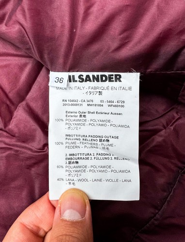 Jil Sander Puffer Down Jacket Made In Italy Size 36 - Picture 8 of 12