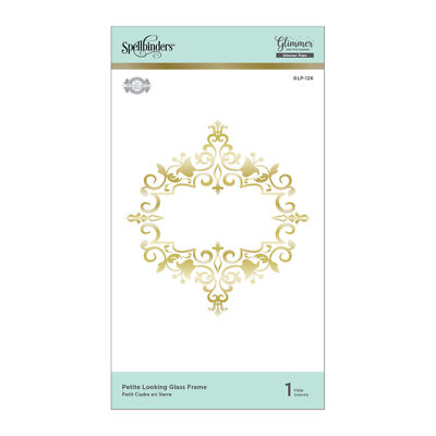 Spellbinders Glimmer Heißfolienstempel - Zierlicher Glasrahmen