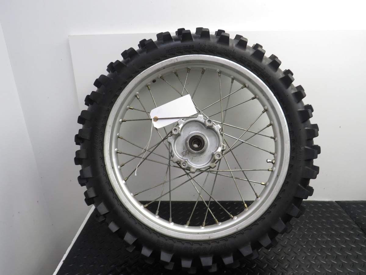 95 96 HONDA XR 250 L XR 250L OEM REAR WHEEL RIM TIRE NICE! 18X2.15