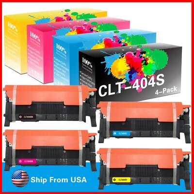 4PK CLT-404S 404S toner cartridge for Samsung Xpress C430 SL-C480FW Printer