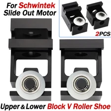 For Schwintek Slide Out Motor In Wall Upper & Lower Bearing Block V Roller Shoe